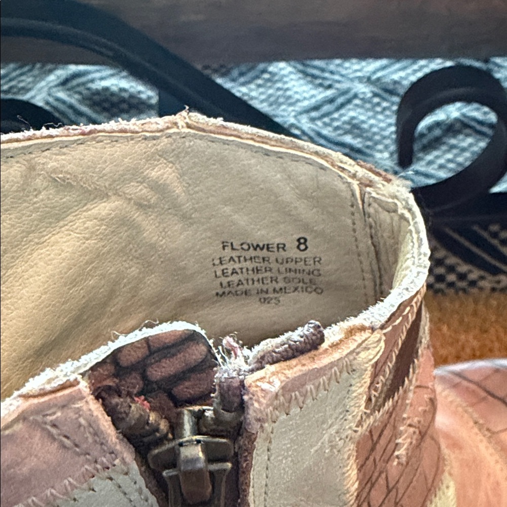 Freebird Multicolor Patchwork Ankle Boots - image 6